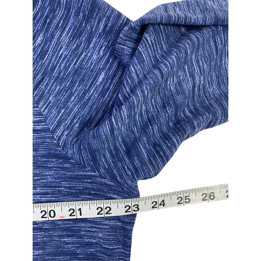 Croft & Barrow Women's Ocean Blue Mock Neck Top - Picture 4 of 6